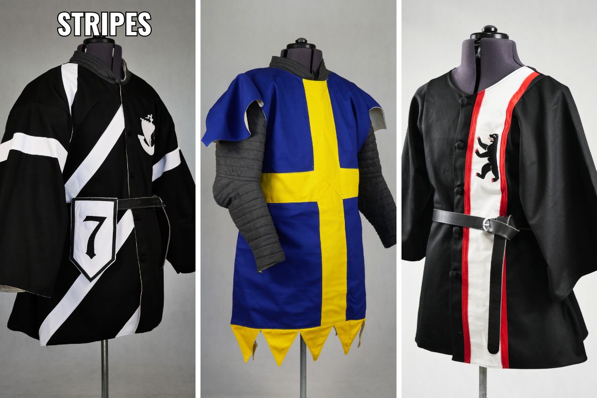 MEDIEVAL TABARDS STRIPES